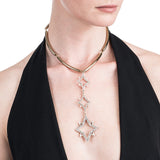 Nova Triple Drop Star Necklace