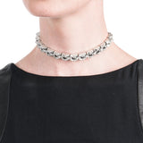 Satellite Glass Crystal Choker