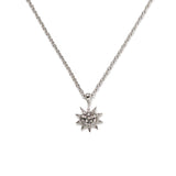 Electra Charm Pendant Necklace - Silver