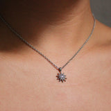 Electra Charm Pendant Necklace - Silver