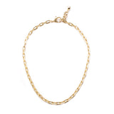 Plaza Edge Link Necklace Base - Gold