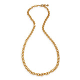 Plaza Round Link Chain Necklace- Matte