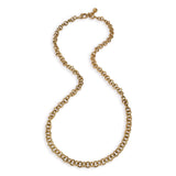 Plaza Round Link Chain Necklace - High Shine
