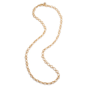 Plaza Oval & Round Chain Necklace Base