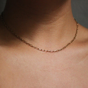 Plaza Mini Rectangle Link Necklace Base