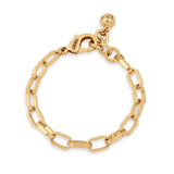 Plaza Oval Link Bracelet Base - Gold