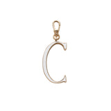 Plaza Letter C Enamel Charm - Small