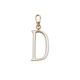 Plaza Letter D Enamel Charm - Small