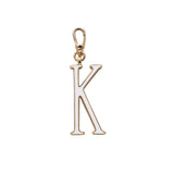 Plaza Letter K Enamel Charm - Small