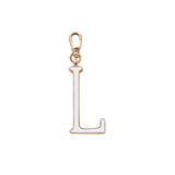 Plaza Letter L Enamel Charm - Small