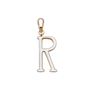 Plaza Letter R Enamel Charm - Small
