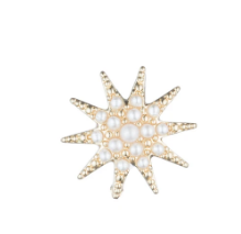 Single Electra Stud - Gold and Glass Pearl