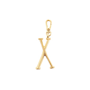 Plaza Letter X Charm - Small