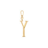 Plaza Letter Y Charm - Small