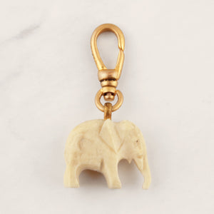 Antique Carved Bone Elephant