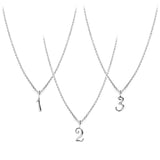 Code Number Necklace Sterling Silver -