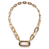 Edge Statement Necklace