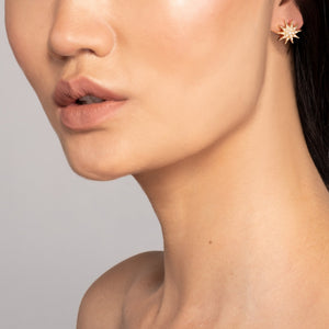 Electra Stud Gold and Pearl