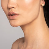 Electra Stud Gold and Pearl