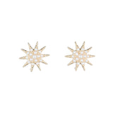 Electra Stud Gold and Pearl