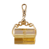 Frost Fine Citrine Abundance Spinner Charm