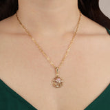 Frost Fine Diamond Lift the Veil Medallion Charm