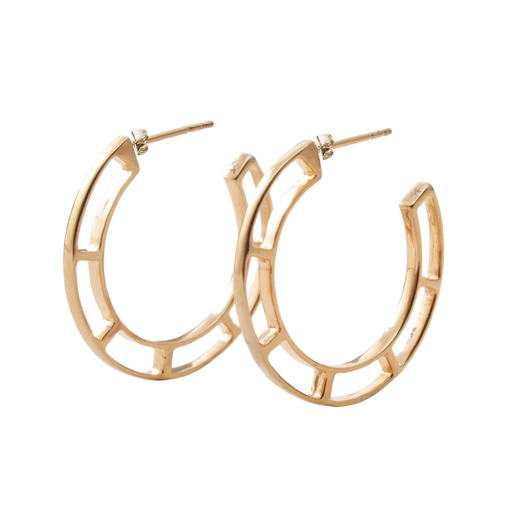 Gold Frost Fine Division Hoops– Lulu Frost