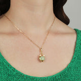 Frost Fine Turquoise Love Lock Charm