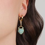 Frost Fine Turquoise Love Lock Charm