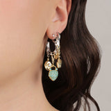 Frost Fine Turquoise Love Lock Charm