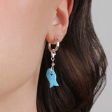 Frost Fine Turquoise Sardine Charm