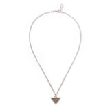 Odeon Petite Pyramid Labradorite Gemstone Pendant Necklace