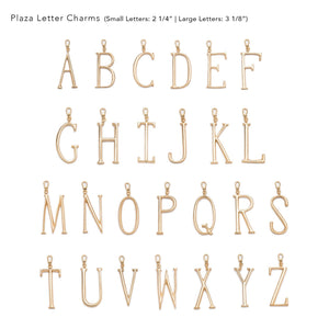 Plaza Letter C Charm - Small