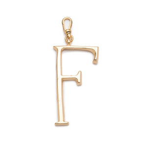 Plaza Letter F Charm