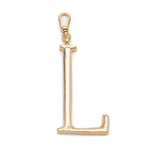 Plaza Letter L Charm
