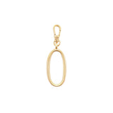 Plaza Letter O Charm - Small
