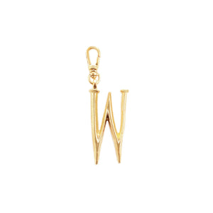 Plaza Letter W Charm - Small
