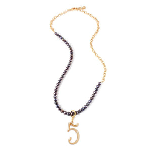 Plaza Long Peacock Pearl Chain Necklace Base