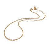 Plaza Mini Cable Link Necklace Base - Gold