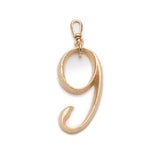 Plaza Number Charm #9 Large