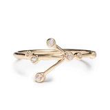 Zodiacs 14k & Diamond Cancer + Water Ring