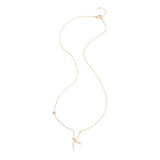 Zodiacs 14K & Diamond Taurus + Earth Necklace